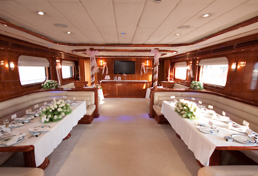 wedding on a yacht cyprus